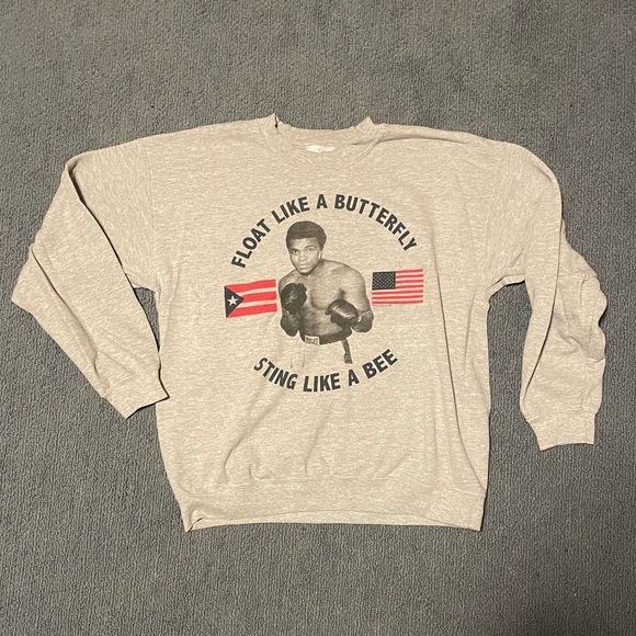 Vintage Muhammed Ali Crew Neck Sweatshirt - Picture 1 of 1